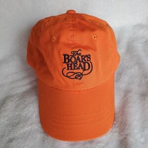 Virginia Cavaliers Embroidered Boar's Head Hat Orange Blue Strapback UVA
